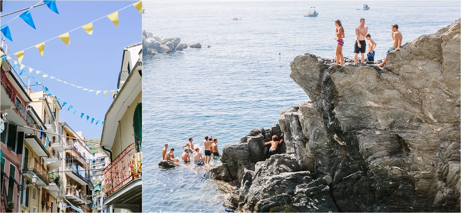  Cinque Terre was my favorite. We bought bikinis in a little shop in town and jumped off those cliffs. I have it on video too! ;)&nbsp; 