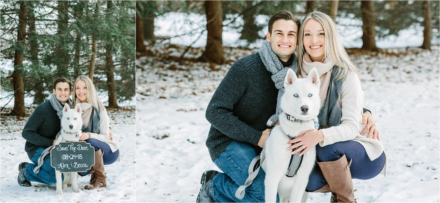  While Hafis wasn't busy being a model in his family pics, he had a blast running across the ice on the creek. ;) So adventurous.&nbsp; 