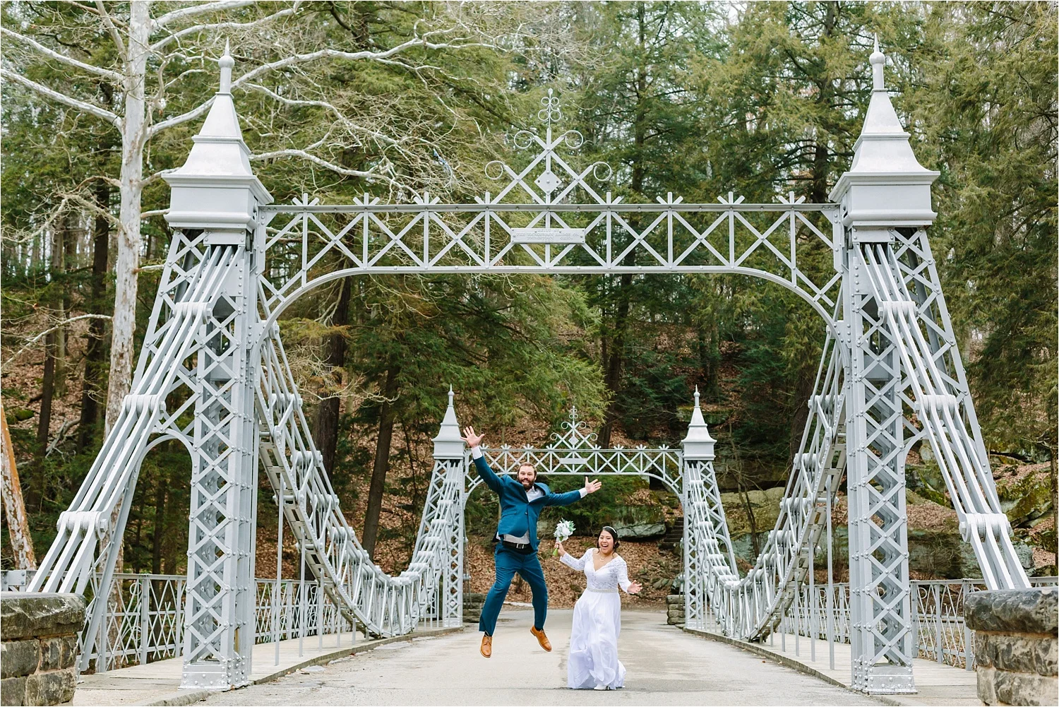  Isn’t the  Mill Creek Park Suspension Bridge  (AKA the Cinderella Bridge) one of the most magical places in Youngstown, Ohio?! 