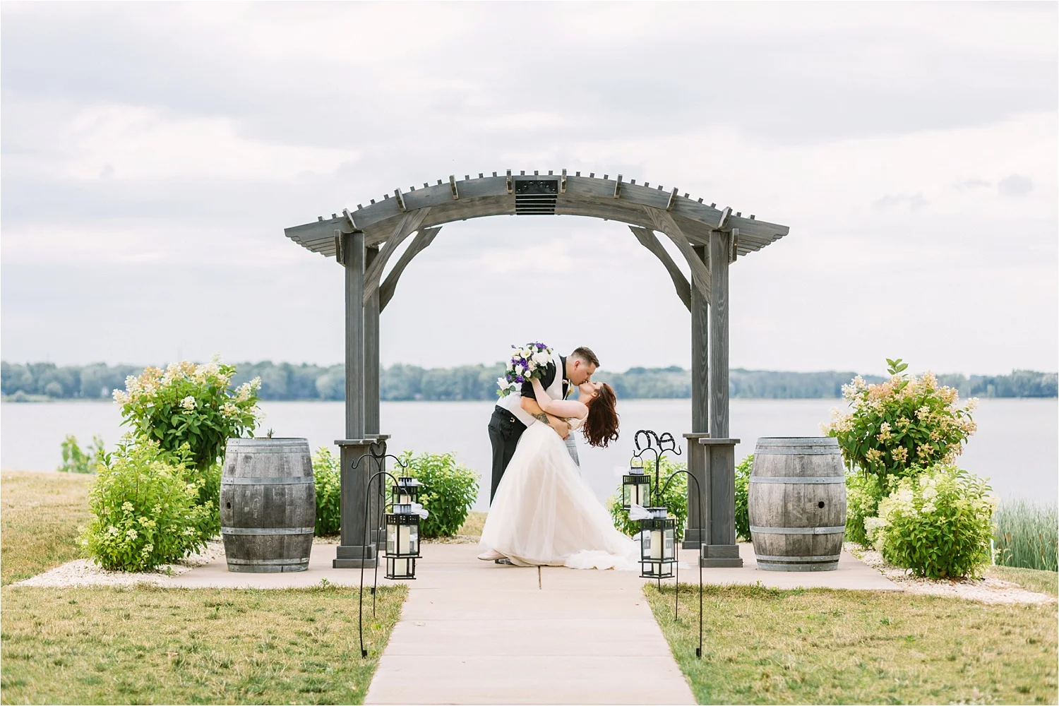   The Vineyards at Pine Lake  + one amazing couple. 