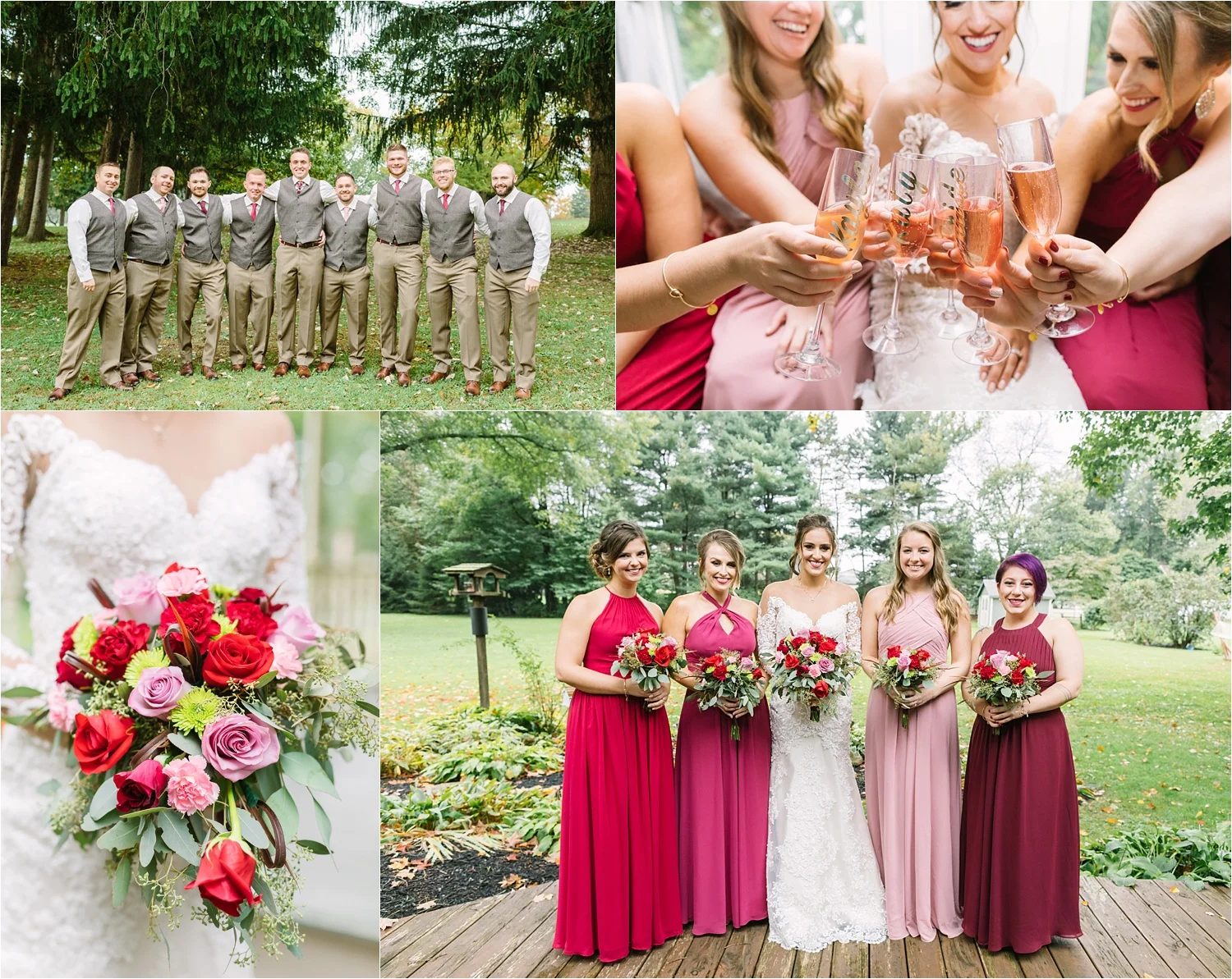  Loooved their color palette. And this entire bridal party was awesome! 