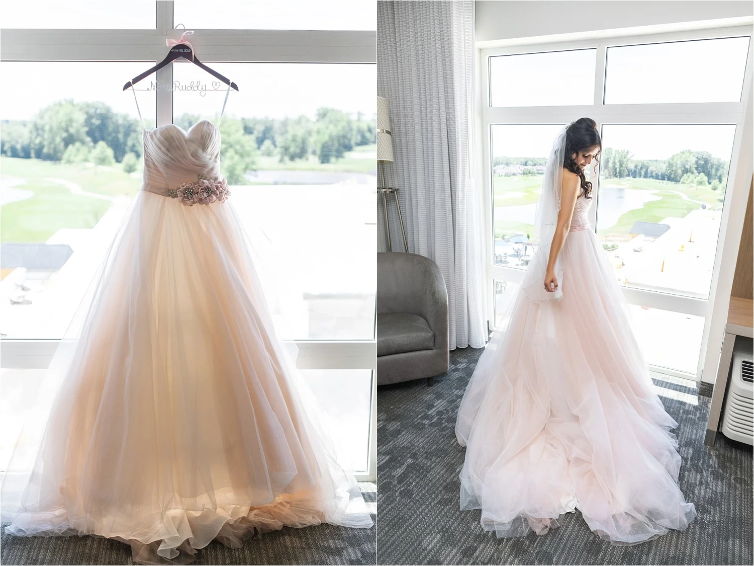  Teddi’s floral designed wedding dress was absolutely stunning! 