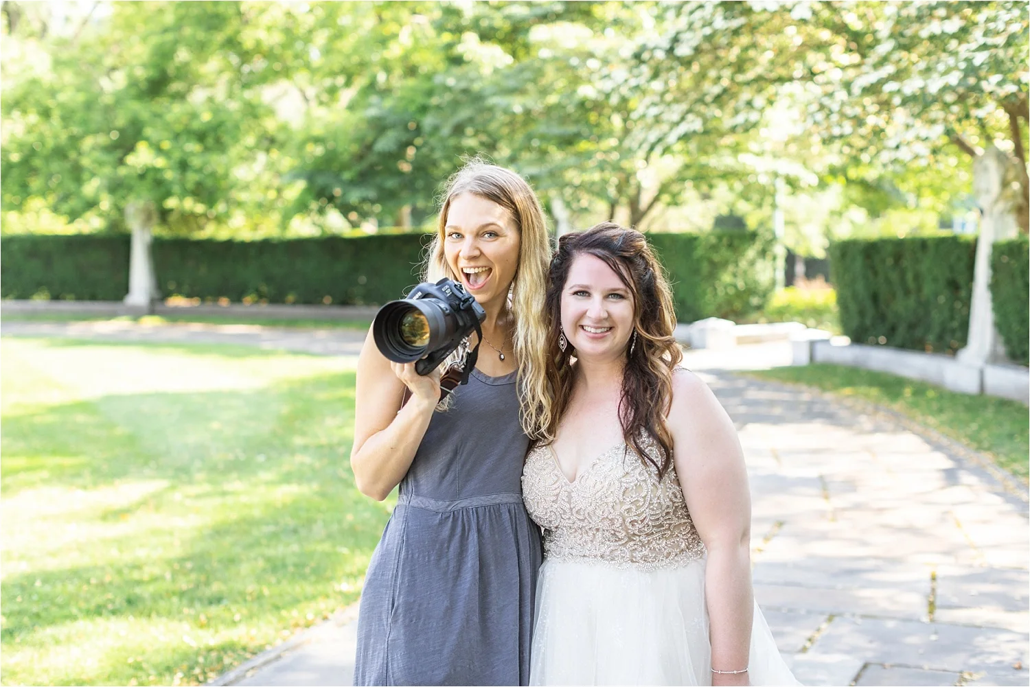  Vanessa wanted a photo with me to remember the big day experience! We absolutely love and appreciate our clients so much!! :) 