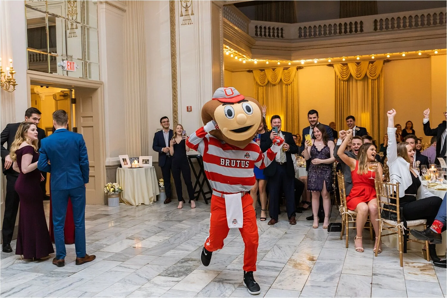  Here comes Brutus!!! (This was a surprise for Nikki & Drew and they had NO idea this was going to happen!) 